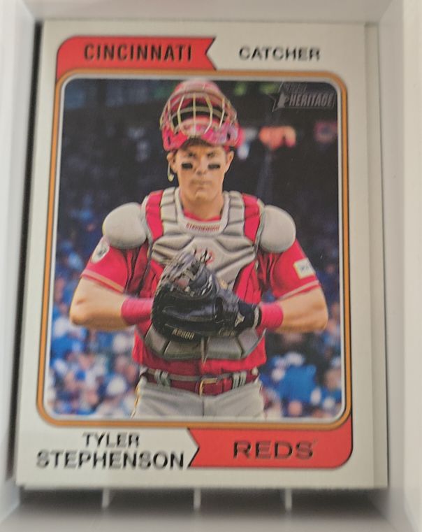 2023 Topps Heritage High Number #691 Tyler Stephenson — front