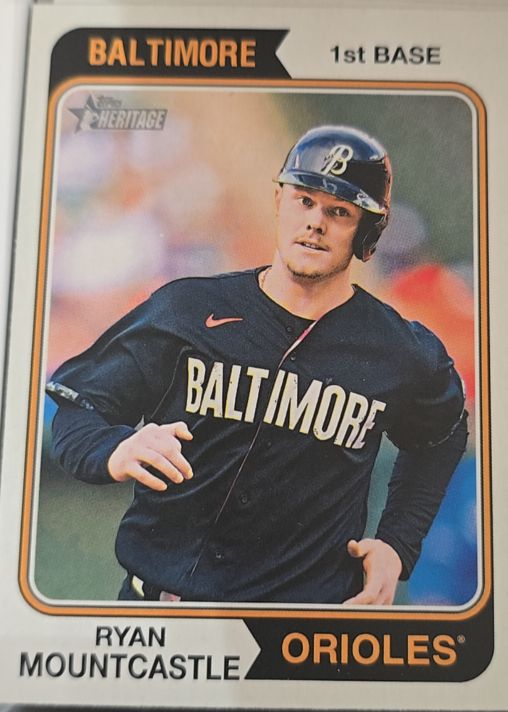 2023 Topps Heritage #670 Ryan Mountcastle — front