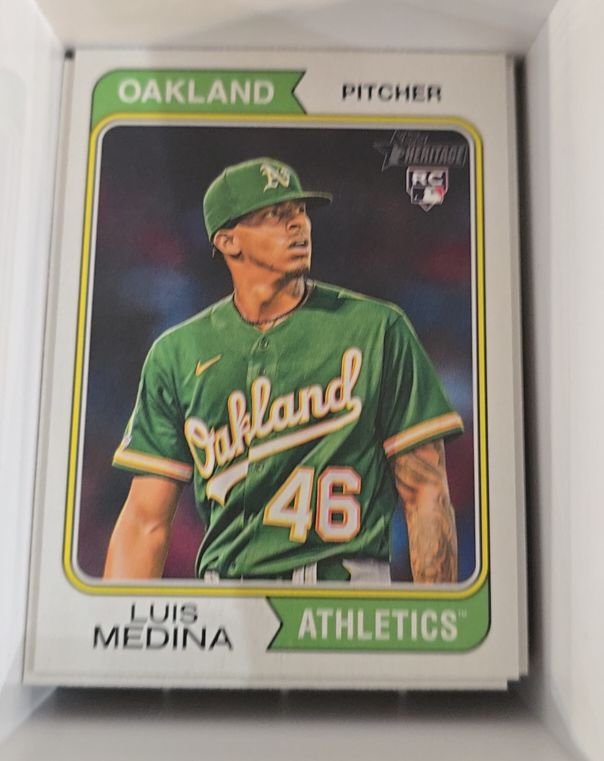 2023 Topps Heritage High Number #649 Luis Medina — front