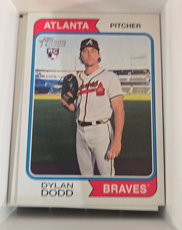 2023 Topps Heritage High Number #650 Dylan Dodd — front