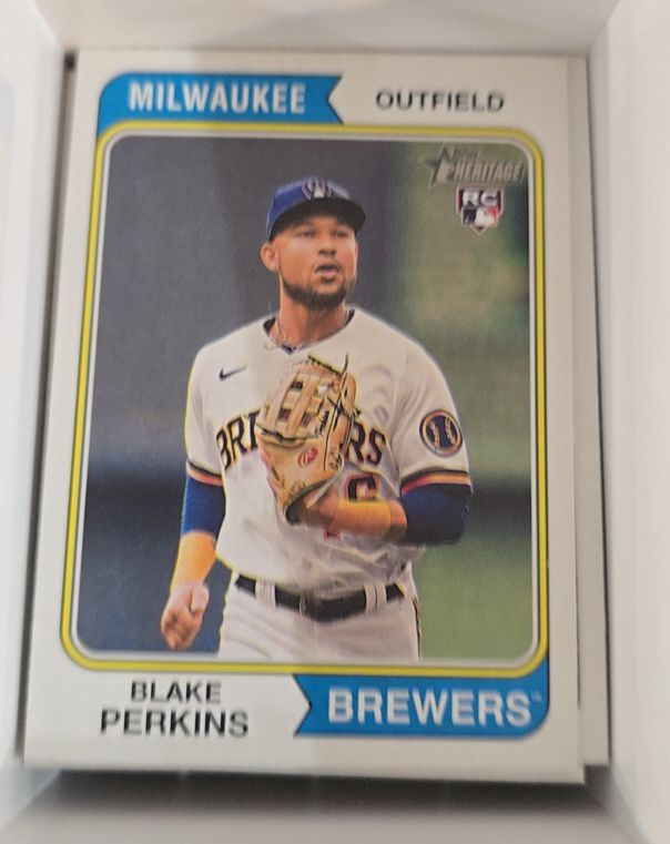 2023 Topps Heritage High Number #522 Blake Perkins — front
