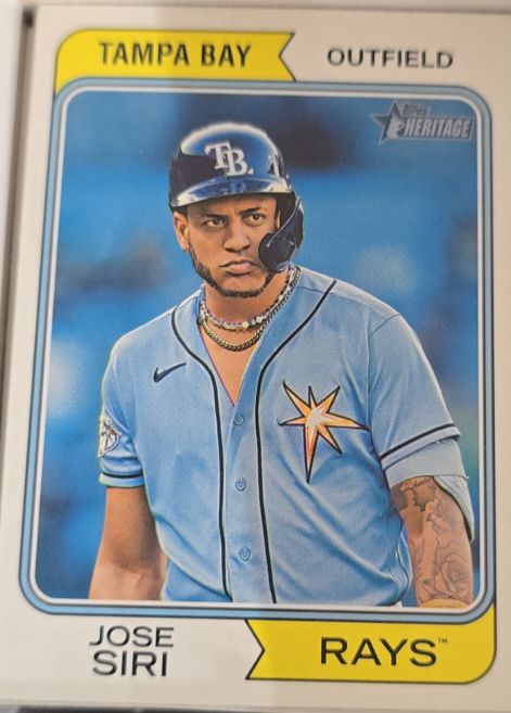 2023 Topps Heritage #661 Jose Siri — front