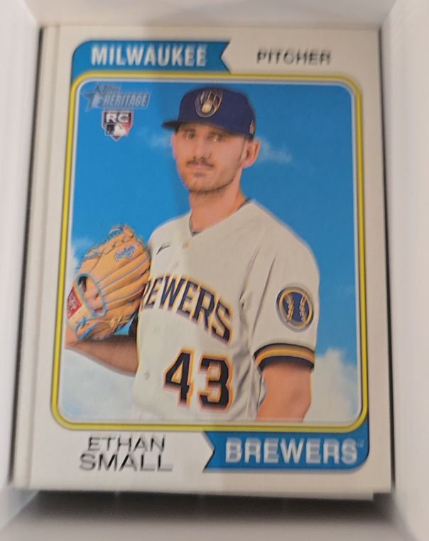 2023 Topps Heritage High Number #561 Ethan Small — front