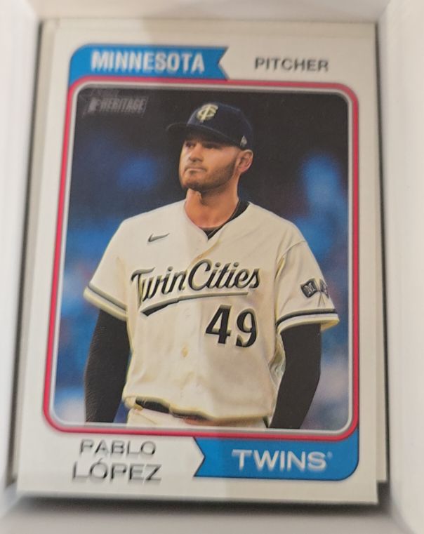 2023 Topps Heritage #617 Pablo Lopez — front