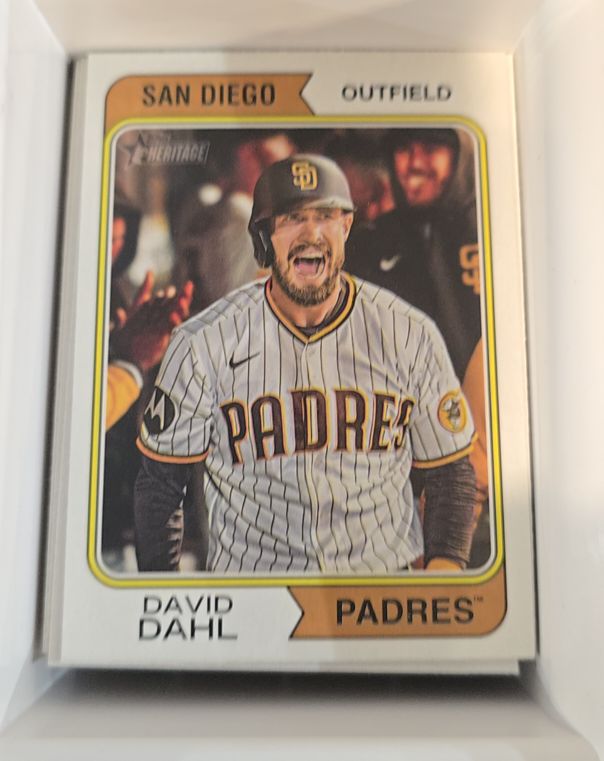 2023 Topps Heritage High Number #668 David Dahl — front