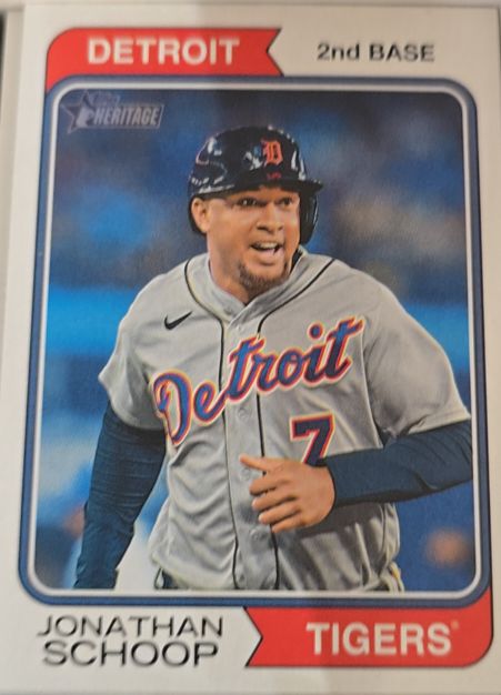 2023 Topps Heritage #725 Jonathan Schoop — front