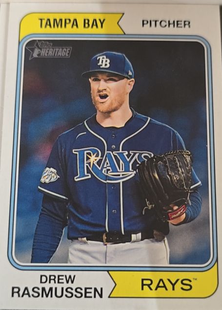 2023 Topps Heritage #531 Drew Rasmussen — front