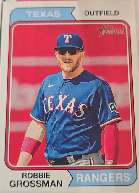 2023 Topps Heritage #600 Robbie Grossman — front