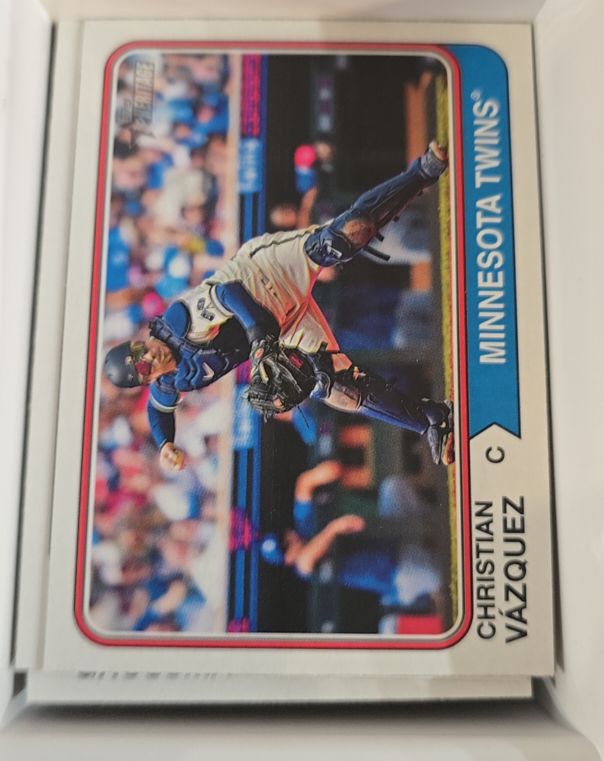 2023 Topps Heritage High Number #673 Christian Vazquez — front