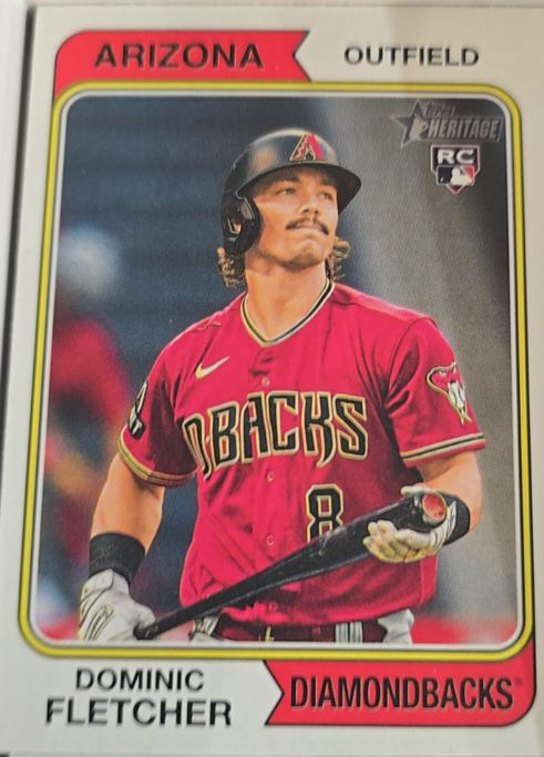 2023 Topps Heritage #556 Dominic Fletcher — front