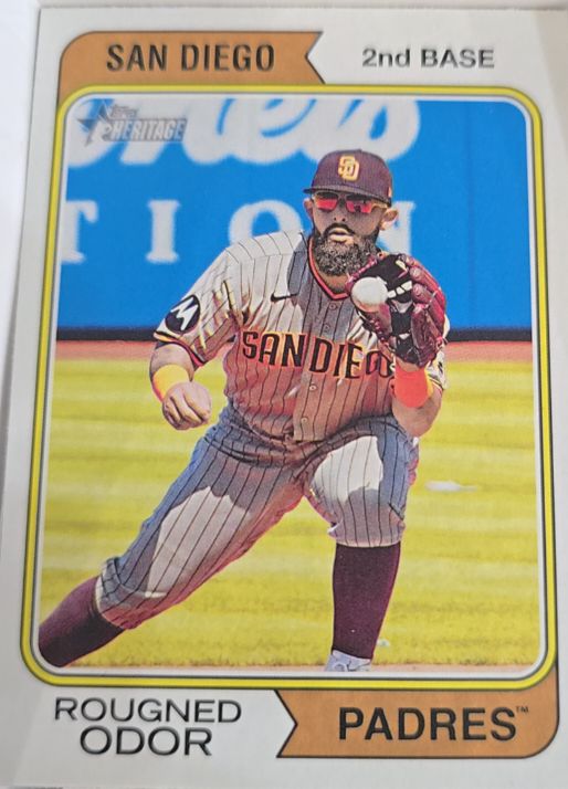 2023 Topps Heritage #666 Rougned Odor — front