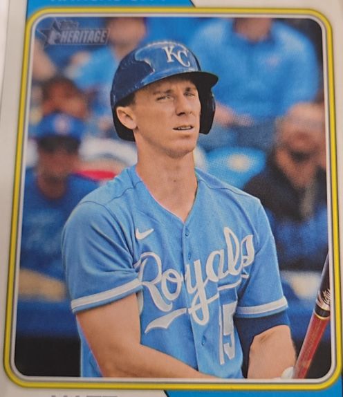 2023 Topps Heritage High Number #720 Matt Duffy — front