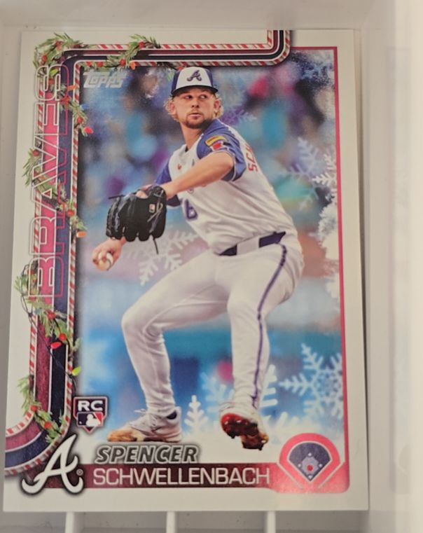 2025 Topps Holiday #H199 Spencer Schwellenbach — front