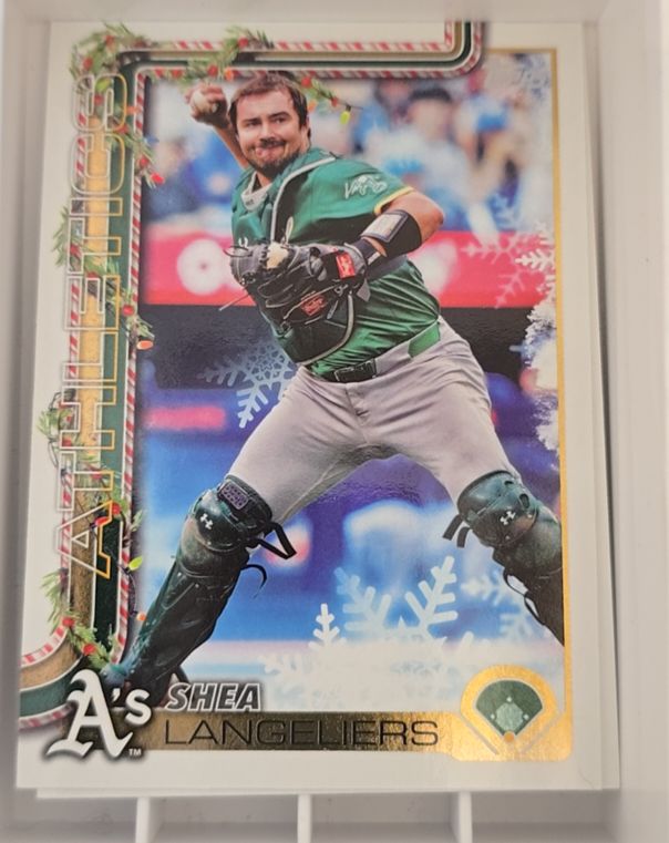 2025 Topps Holiday #H102 Shea Langeliers — front