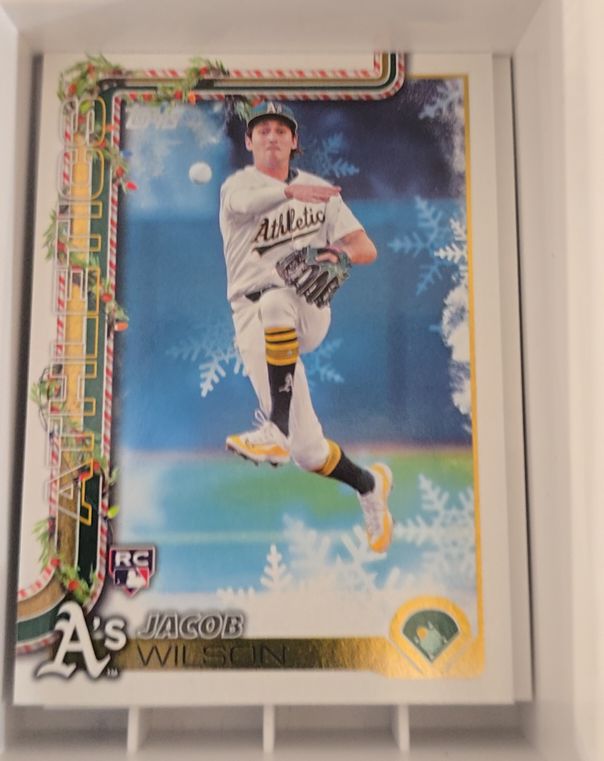 2025 Topps Holiday #H4 Jacob Wilson — front
