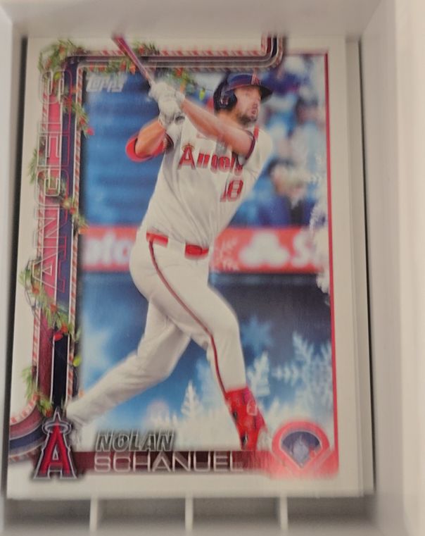 2025 Topps Holiday #H55 Nolan Schanuel — front
