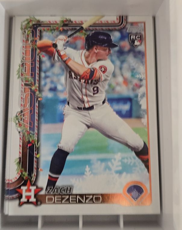 2025 Topps Holiday #H162 Zach Dezenzo — front