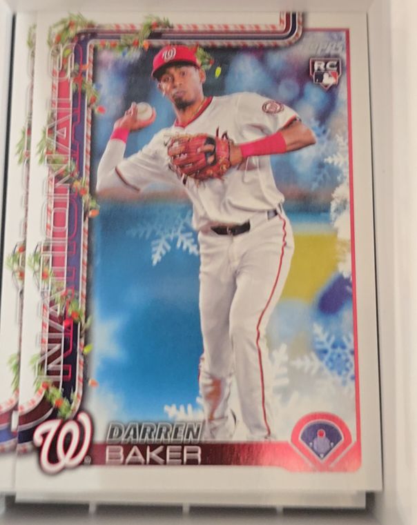 2025 Topps Holiday #H167 Darren Baker — front