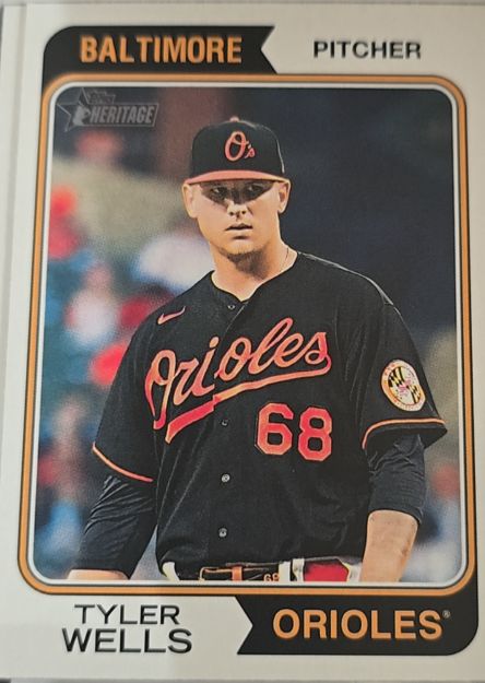 2023 Topps Heritage #570 Tyler Wells — front