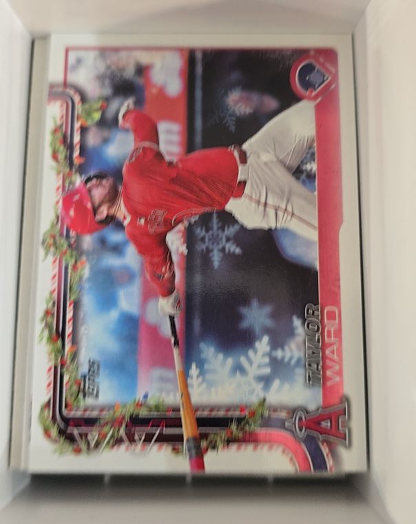 2025 Topps Holiday #H134 Taylor Ward — front
