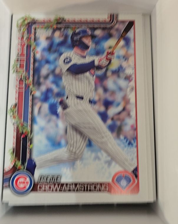 2025 Topps Holiday #H41 Pete Crow-Armstrong — front