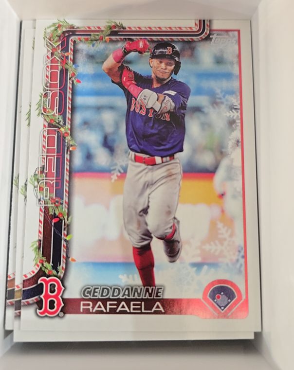 2025 Topps Holiday #H156 Ceddanne Rafaela — front