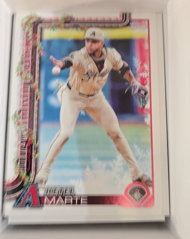 2025 Topps Holiday #H43 Ketel Marte — front