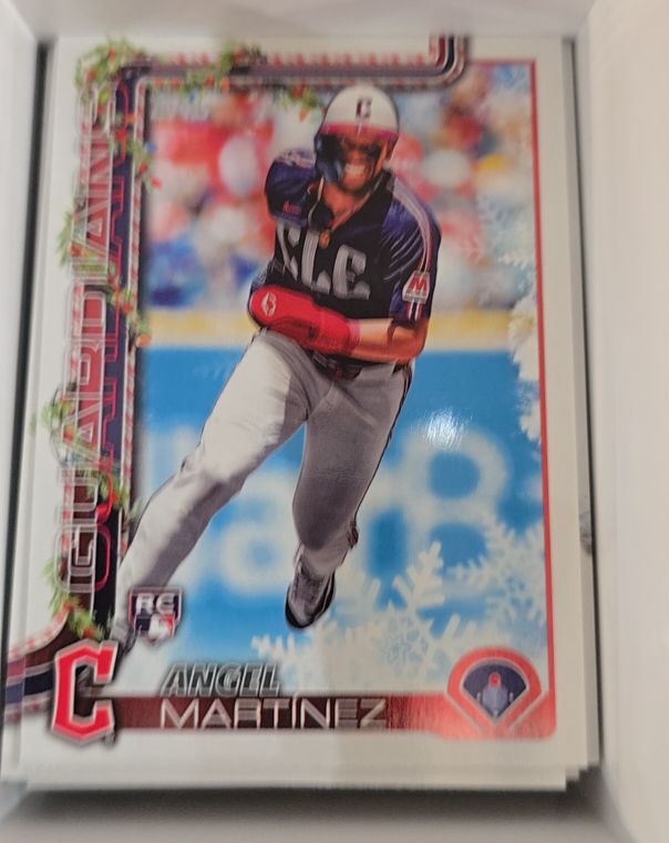 2025 Topps Holiday #H82 Angel Martinez — front