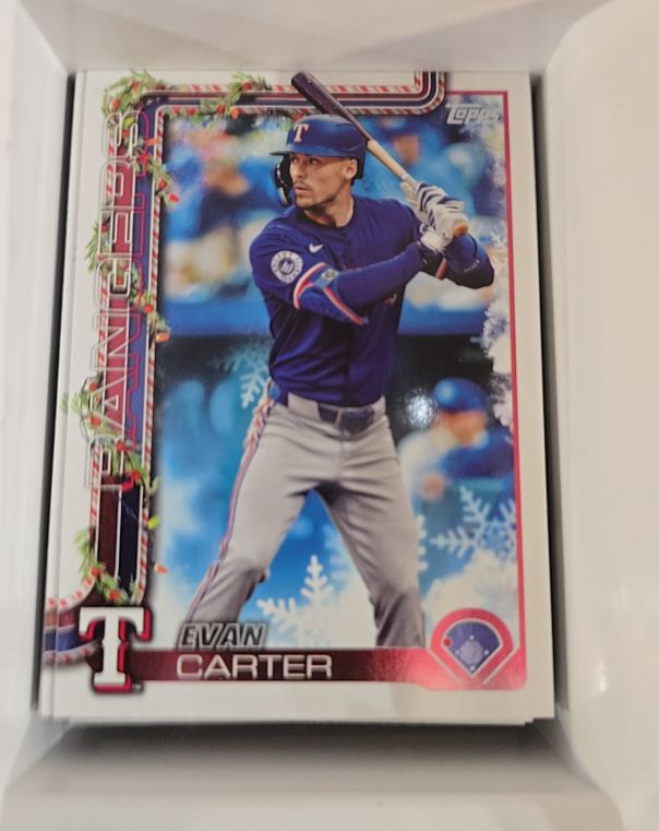 2025 Topps Holiday #288 Evan Carter — front