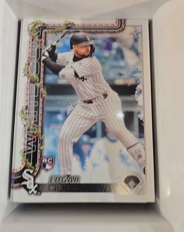 2025 Topps Holiday #H37 Edgar Quero — front