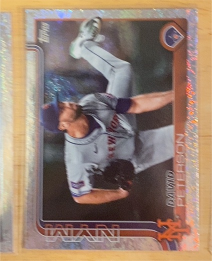 2025 Topps Series 1 #131 David Peterson — front