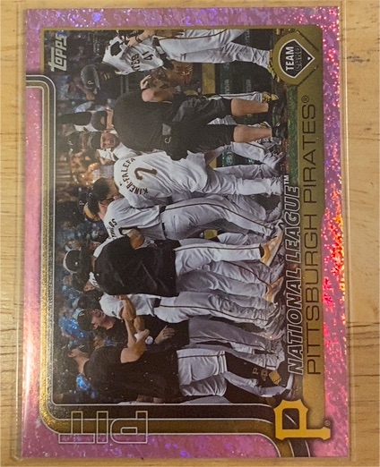2025 Topps Series 2 #677 Pittsburgh Pirates Team Card — front