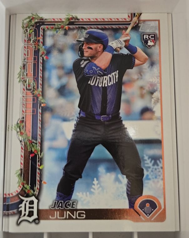 2025 Topps Holiday #H136 Jace Jung — front