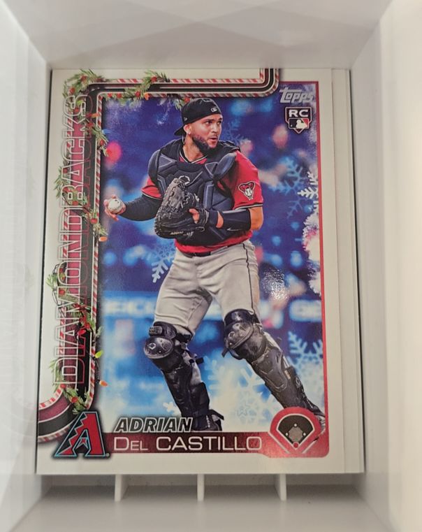2025 Topps Holiday #H181 Adrian Del Castillo — front