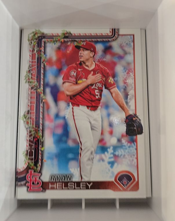 2025 Topps Holiday #H178 Ryan Helsley — front