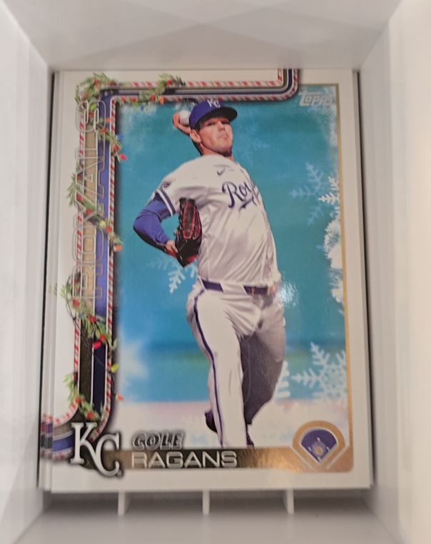 2025 Topps Holiday #H63 Cole Ragans — front