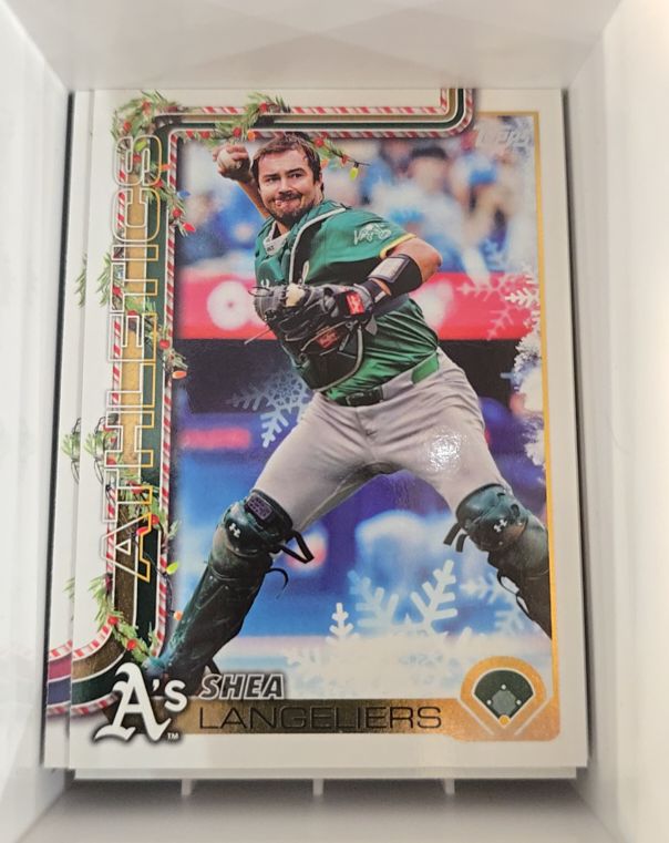 2025 Topps Holiday #H102 Shea Langeliers — front