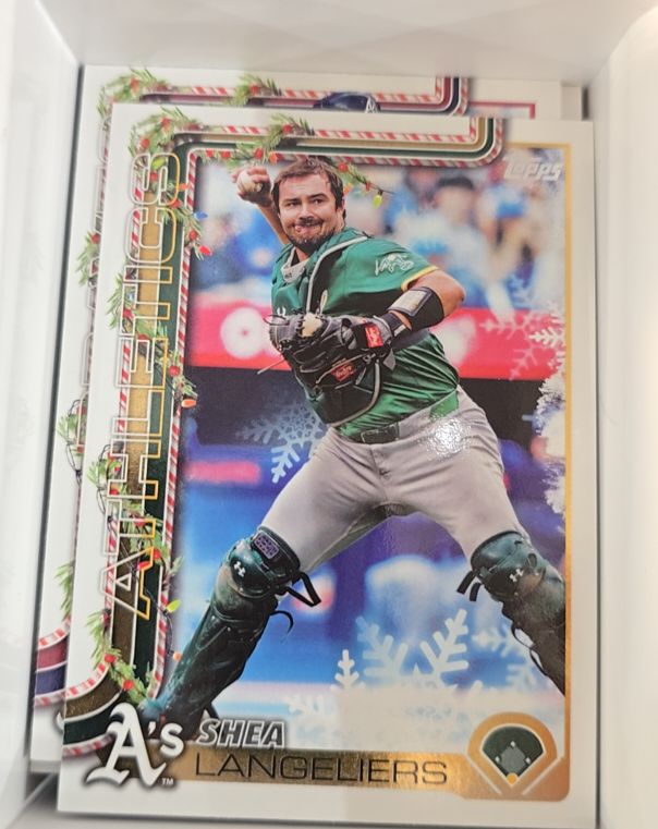 2025 Topps Holiday #H102 Shea Langeliers — front