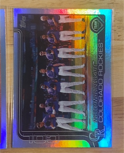2025 Topps Series 2 #486 Colorado Rockies Team Card — front