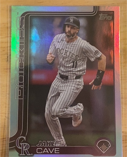 2025 Topps Series 1 #256 Jake Cave — front