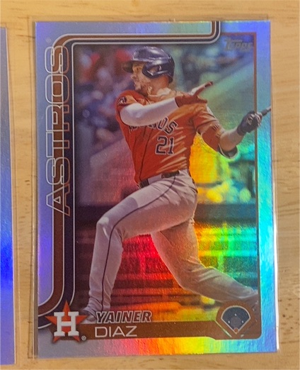 2025 Topps Series 1 #299 Yainer Diaz — front