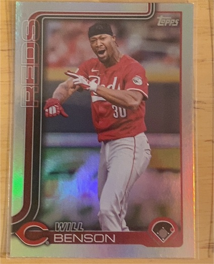 2025 Topps Series 1 #52 Will Benson — front