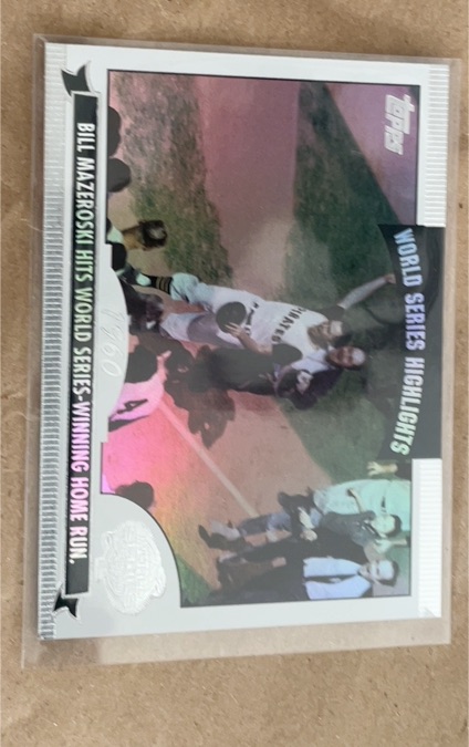 2004 Topps #WS-BM Bill Mazeroski World Series Highlights — front