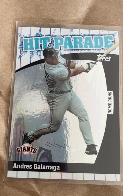 2004 Topps #HP7 Andres Galarraga Hit Parade — front
