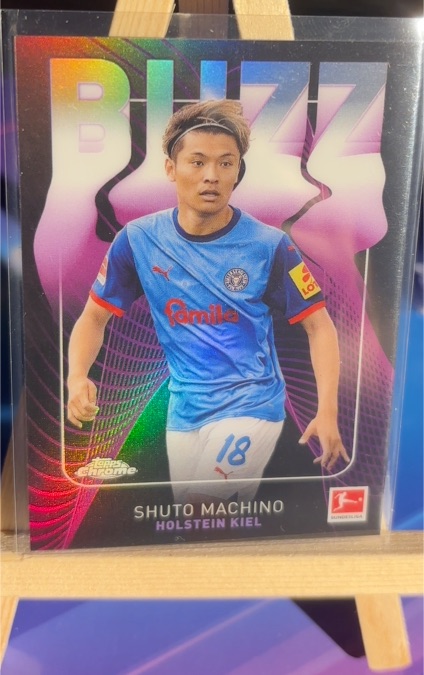 2024-25 Topps Chrome Bundesliga #BU-1 Shuto Machino Buzz — front