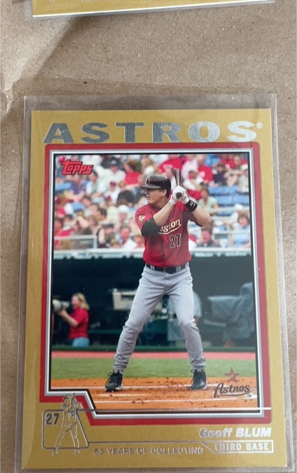 2004 Topps #56 Geoff Blum Houston Astros — front