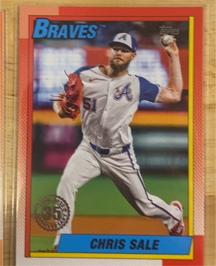 2025 Topps 1990 Topps Baseball #90B2-4 Chris Sale — front