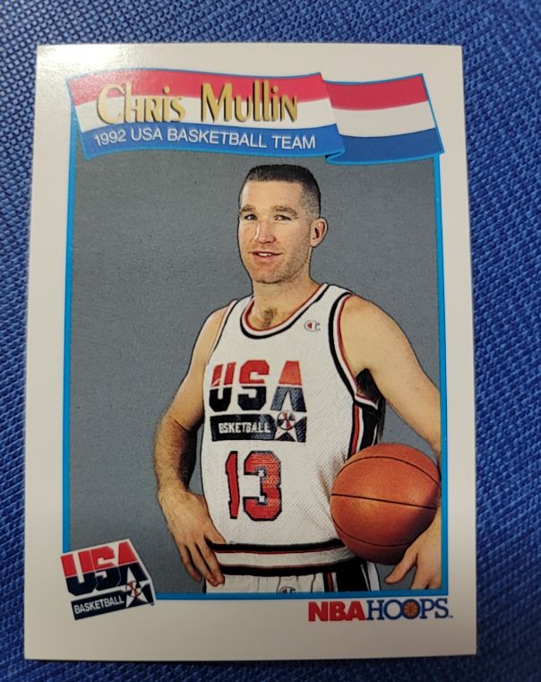 1991-92 NBA Hoops #581 Chris Mullin USA Basketball Team — front