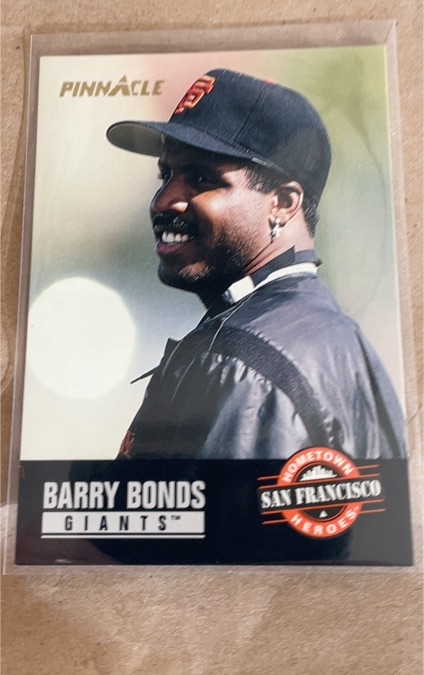 1993 Pinnacle #484 Barry Bonds — front