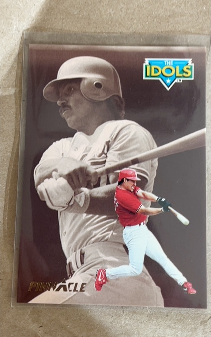 1993 Pinnacle #480 Gregg Jefferies / Ron Cey The Idols — front